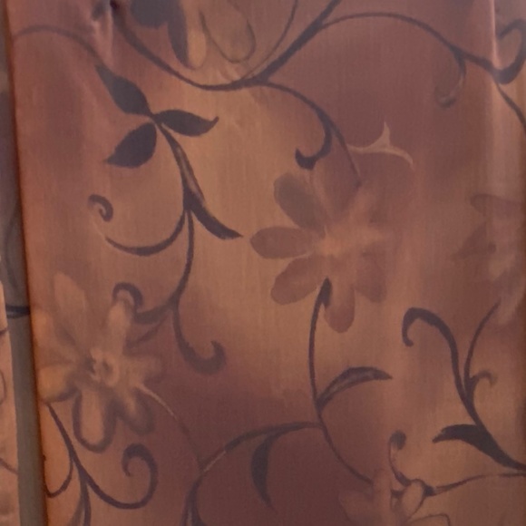 Vintage Classiques Entier Brown Flower Skirt. - Picture 5 of 6